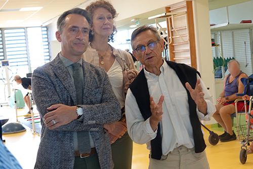 Visite de Didier JAFFRE directeur de l'ARS